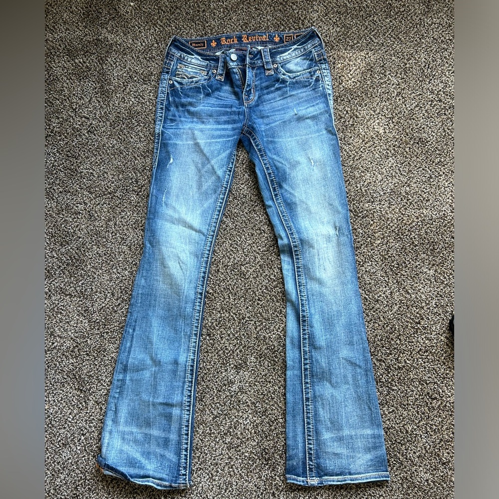 Rock Revival Blue Boot Cut Jeans